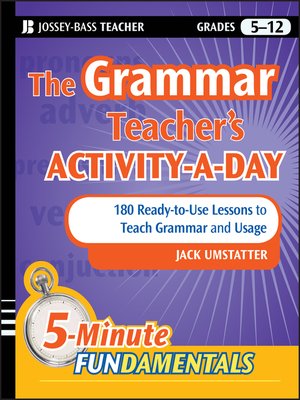cover image of The Grammar Teacher's Activity-a-Day